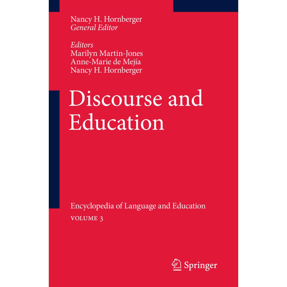 Discourse and Education, Fachbücher von Marilyn Martin-Jones, Anne-Marie de Mejía, Nancy H. Hornberger