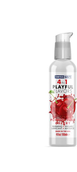 Produktbild Swiss Navy 4 in 1 Poppin Wild Cherry 4 oz/118 ml (118 ml)