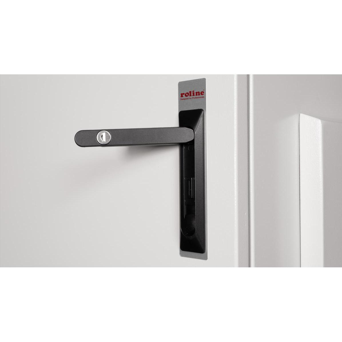 Thumbnail - Roline 19-Zoll Wandgehäuse Pro 7 HE (7 HE, 19 Zoll Rack), Serverschrank, Grau