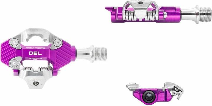 Productafbeelding Wolf Tooth DEL Gravel Klick-Pedal, ultraviolet purple