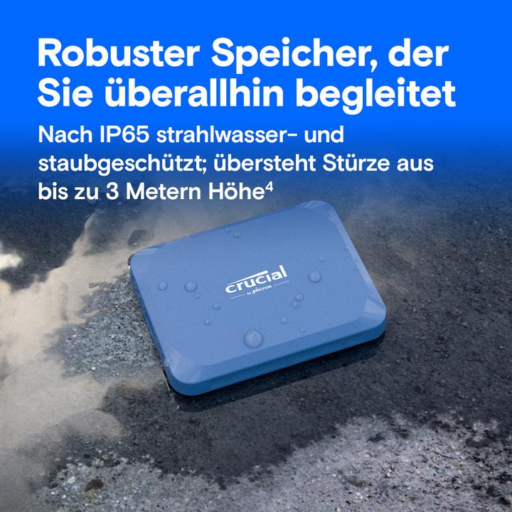 Actual product image Crucial X10 Portable SSD (1 TB)
