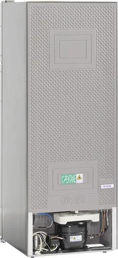 Actual product image Scandomestic CBF211XD American fridge, steel (Stand-alone, 271 l)