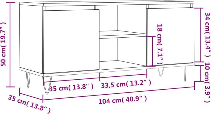 Produktbild vidaXL TV-Schrank