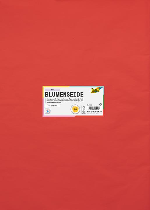 Actual product image Werola Tissue paper scarlet, 24 sheets 50x75cm (19 g/m², 24 x)