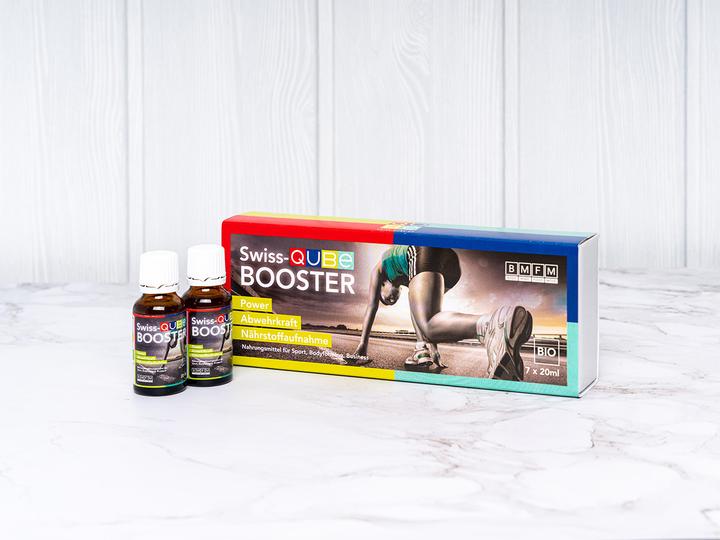 Actual product image Swiss Qube Booster (7 Piece, Liquid)