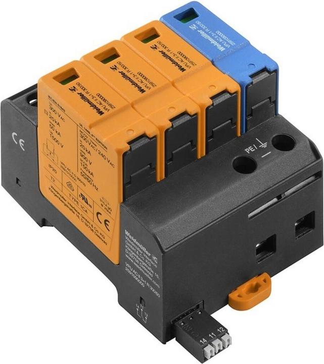 Actual product image Weidmüller Surge protection VPUACII3+1R300/50