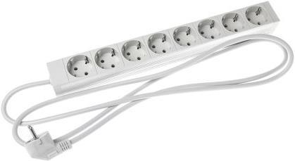 Produktbild Kopp Steckdosenleiste 19" 8-fach o. Schalter (8 x, CEE 7/3, 2 m)