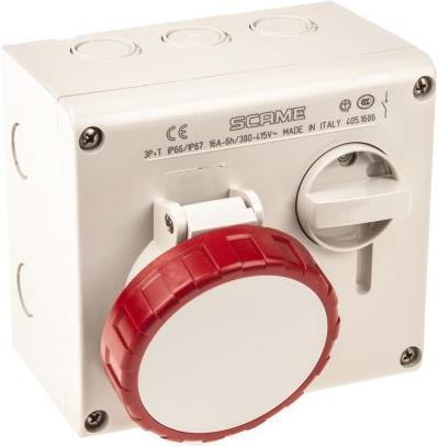 Produktbild RS PRO Steckdose IEC309 schaltbar 3P+E rot