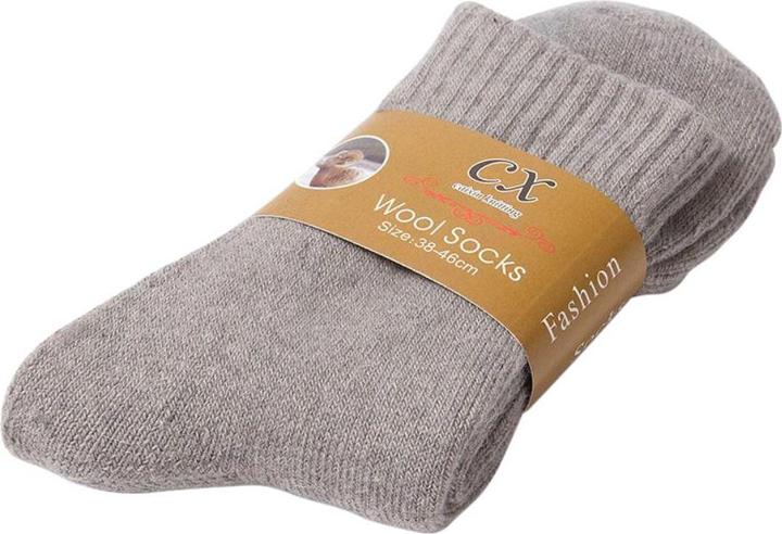 Image du produit JTI Chaussettes, laine/coton - Gris - taille 38-40 (Une unité par pack, 38 - 40)