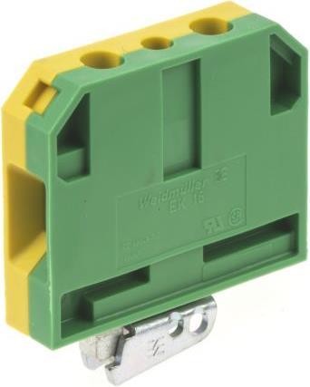 Actual product image Weidmüller SAK series DIN rail earth terminal,16mm (Various)