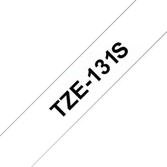 Actual product image Brother TZe-131S (1.20 cm, Transparent)