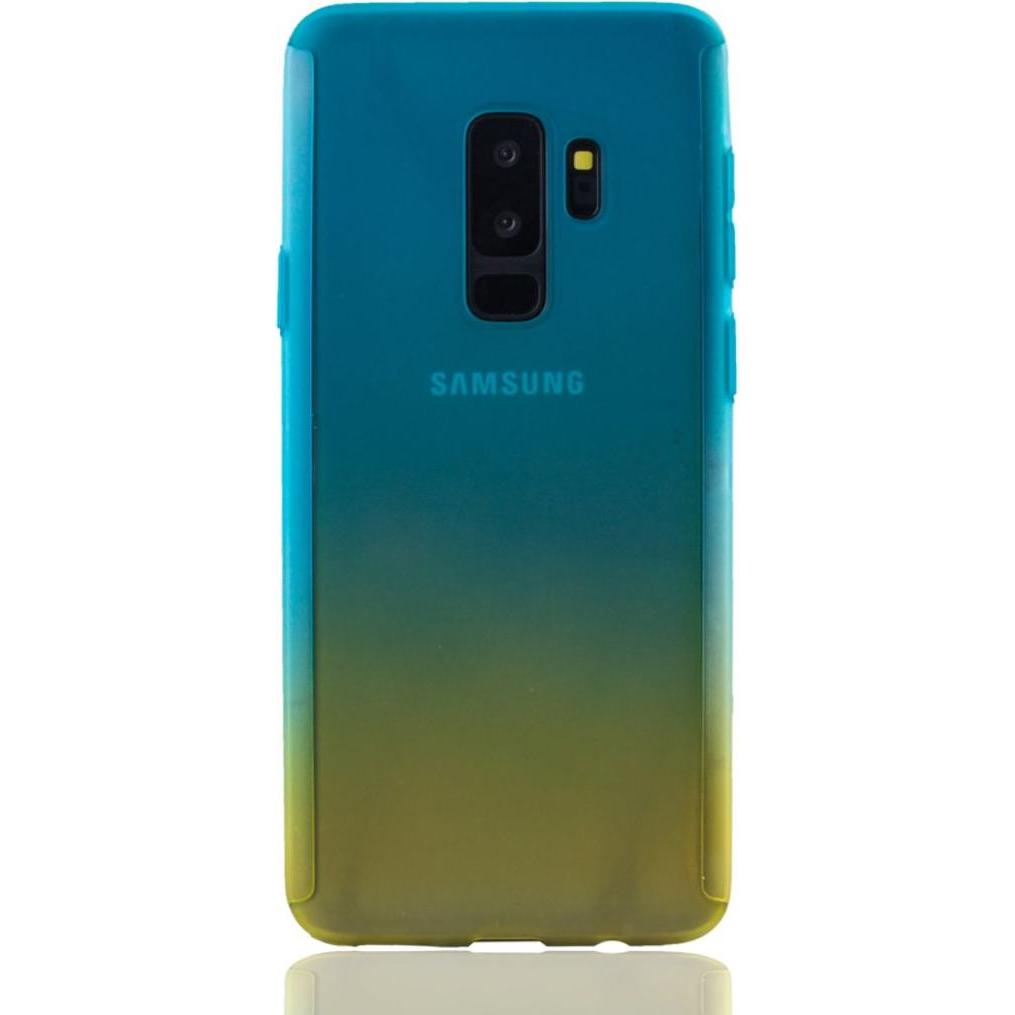 Thumbnail - König Design Hülle Handy Schutz für Samsung Galaxy S9 Plus Full Case Cover Displayschutz Gelb (Samsung Galaxy S9+), Smar...