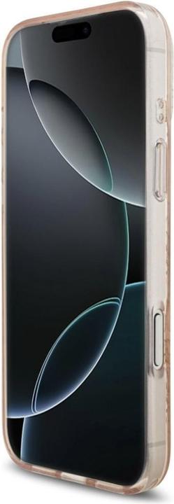 Produktbild Guess Case Magsafe IML Case Flowers Electroplated Allover With Beads Strap For iPhone 17 Pro Max Pin (Apple iPhone 17 Pro Max)