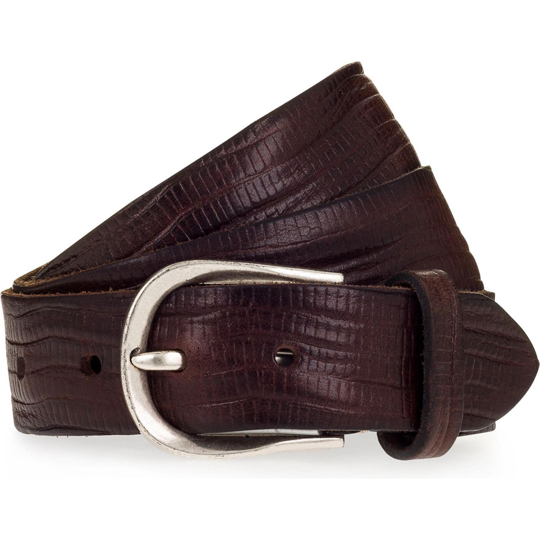 B.Belt, Damen, Gürtel, Gürtel Leder, Braun, (80)