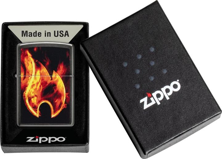 Actual product image Zippo Feuerzeug Flame Design