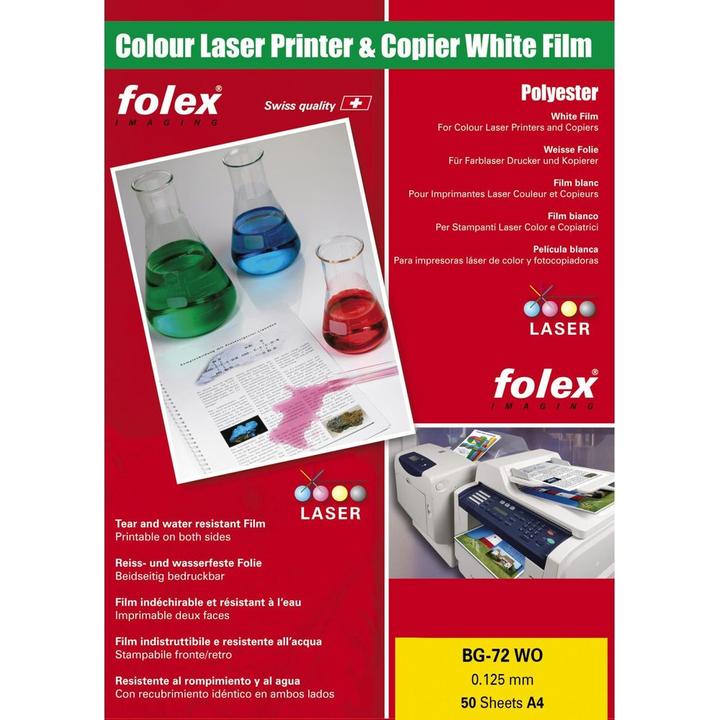 Produktbild Folex Laserfolie Color-Laser (50 x, A4)