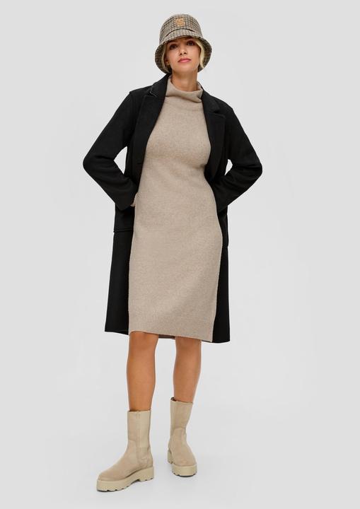 Image du produit s.Oliver Kleid Strickkleid mit Stehkragen (44)