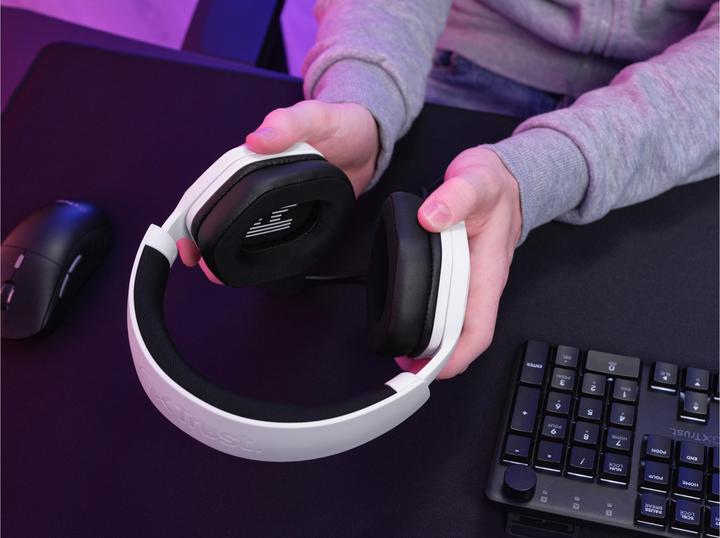 Productafbeelding Trust Gxt492w Carus Headset Wit (Bedraad)