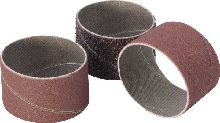 Produktbild wolfcraft Schleifband-Set für Schleifzylinder, 3-tlg. (50, 80, 150)