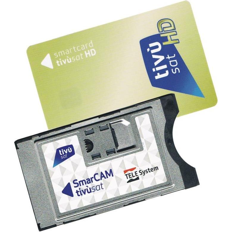 DIGIQUEST Yes, We CAM - Tivùsat HD, KItTivusat for TV and decoder CAM module and SMARTCARD - Tivùsat card included
