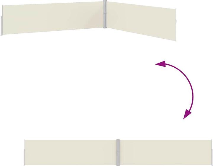 Produktbild vidaXL Seitenmarkise (12 m)
