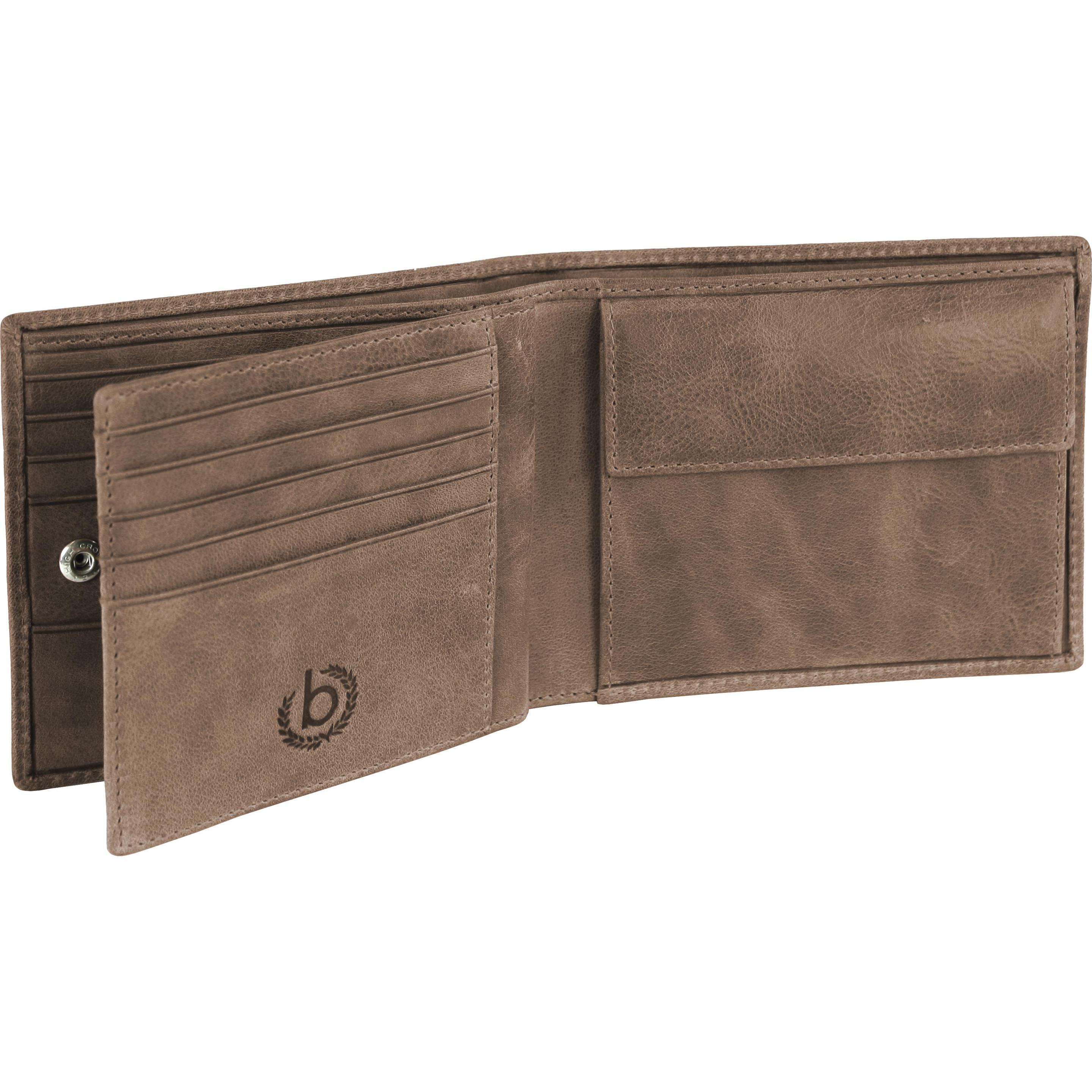 Thumbnail - Bugatti, Herren, Portemonnaie, Volo Geldbörse Leder 12 cm, Braun