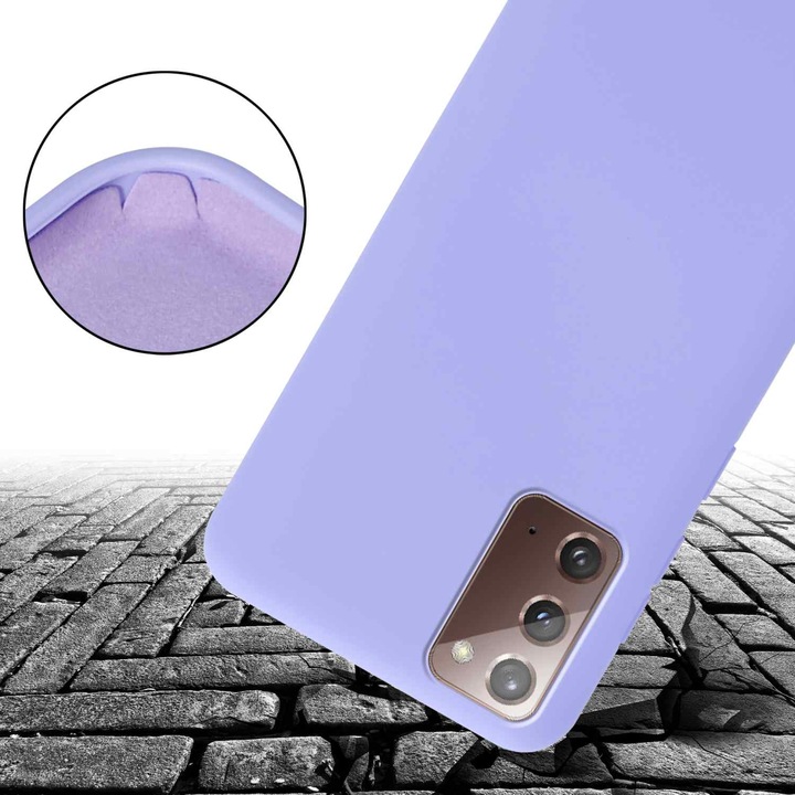 Actual product image Cadorabo TPU Cover Mobile Phone Chain Liquid (Samsung Galaxy Note 20)
