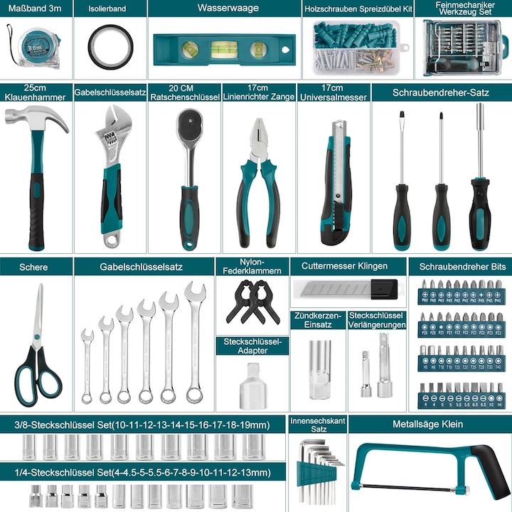 Immagine prodotto Sundpey 257-teilige Werkzeugkoffer (257 pezzi)