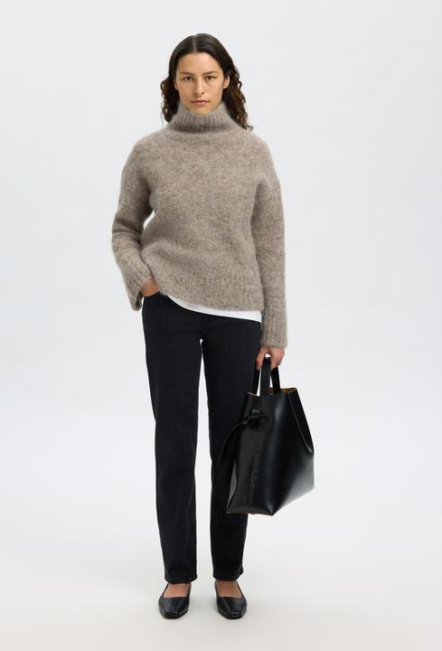 Image du produit Selected Slfgabriella Ls Knit High Neck Noos (XL)