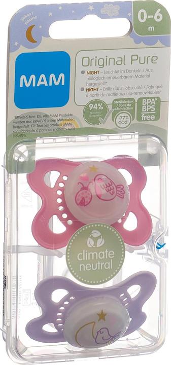 Actual product image MAM Original Pure (2x, 0 - 6 Months)