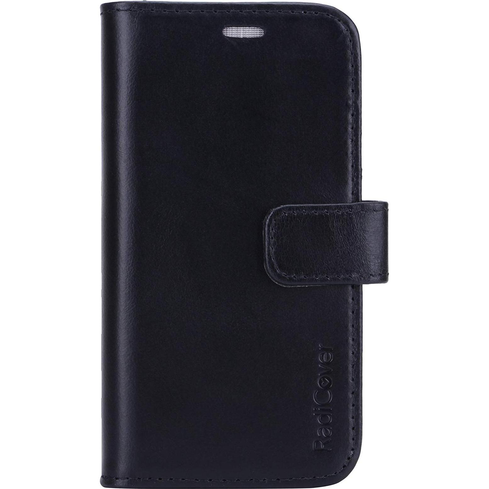Thumbnail - Radicover Radiationprotected Mobilewallet Leather iPhone 12 Mini Exclusive 2in1 Magnetcover (Apple iPhone 12 mini), Smar...