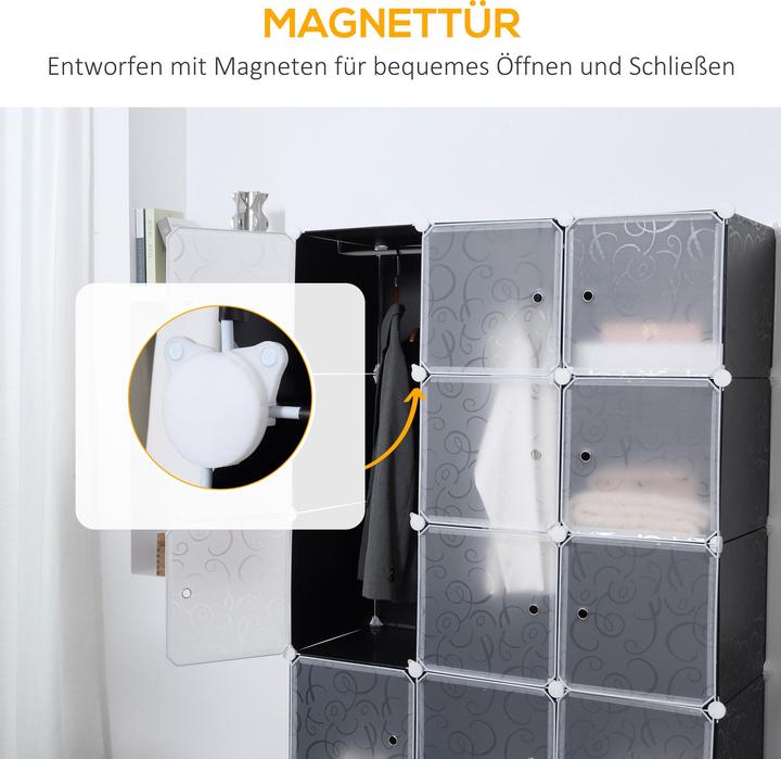 Produktbild Homcom DIY Kleiderschrank (111 x 47 x 83 cm)