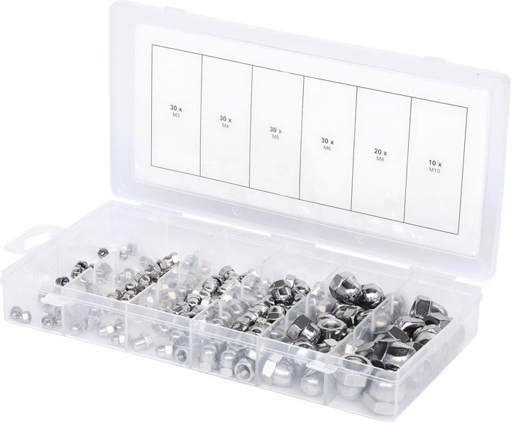 Produktbild KS Tools Sortiment Edelstahl-Muttern