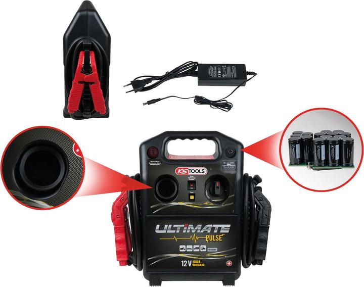 Actual product image KS Tools Portable 1800A Capacitor Booster 12 Volt (9000 A)