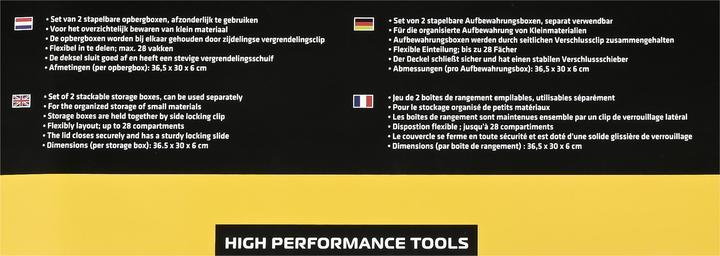 Image du produit Benson Boîte de rangement empilable 2 pcs