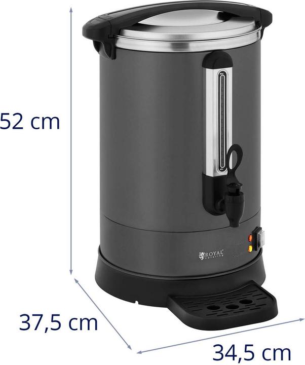 Produktbild Royal Catering Kaffeemaschine Kaffeeautomat Filterkaffeemaschine 14 L Edelstahl Ausguss Griff