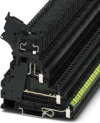 Actual product image Phoenix Contact UT 4-PE/L/HESI (5X20) 3214320 Fuse feed-through terminal 0.14 mm² 6 mm² Black 50 pcs.