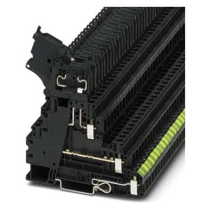 Phoenix Contact UT 4-PE/L/HESI (5X20) 3214320 Sicherungsdurchführungsklemme 0.14 mm² 6 mm² Schwarz 50 St., Elektronikkabel + Stecker, Schwarz
