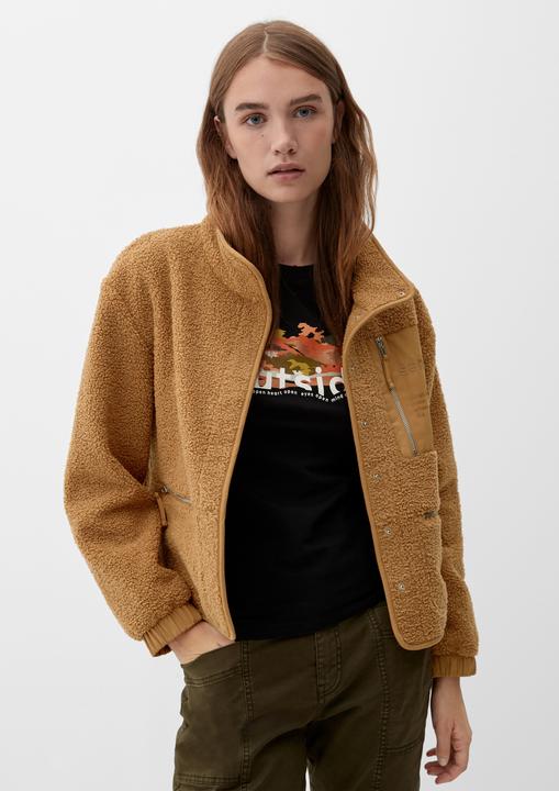 Produktbild s.Oliver Sweatshirt Jacke Jacke aus Teddyplüsch (44)