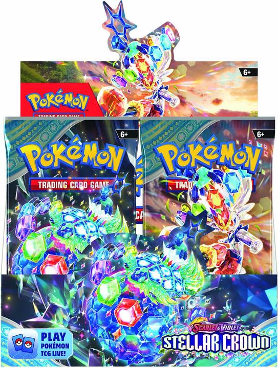 Immagine prodotto Pokémon Stellar Crown (Inglese, Pacchetto Booster)