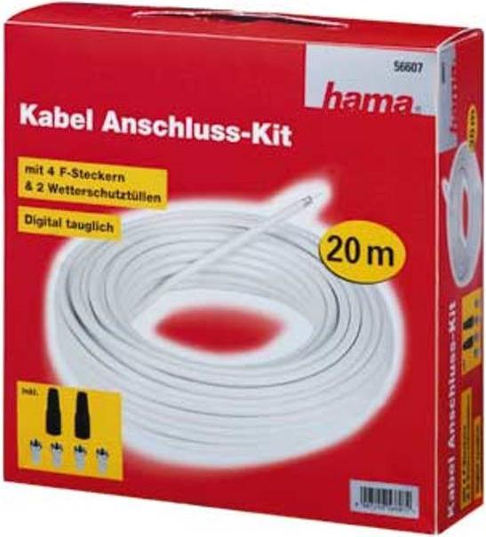 Produktbild Hama SAT-Anschluss-Kit (85 dB, SAT Kabel)