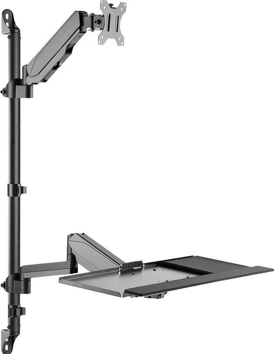 Produktbild myWall My Wall HL64L 1 Stück Monitor-Wandhalterung 43,2 cm (17") - 81,3 cm (32") Schwar (Wand, 32")