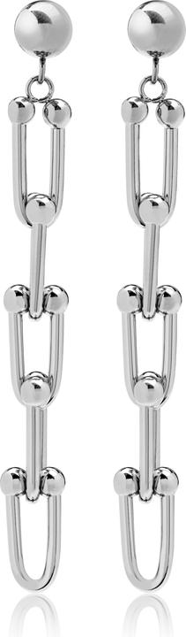 Trolli Troli - Boucles d'oreilles chaîne en acier moderne VESE0585S (L)