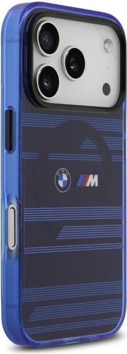 Actual product image BMW MagSafe Transparente IML-Hülle mit Metallknöpfen und Liniendesigns für iPhone 17 Pro Max (Apple iPhone 17 Pro Max)