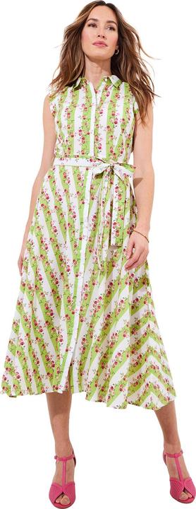 Actual product image Joe Browns Stripe Rose Tie-Waist Dress (36)