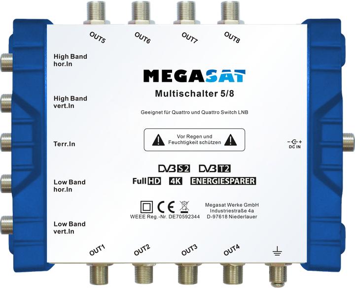 Produktbild Megasat Multiswitch 5/8 (Multischalter)