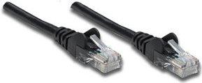 Produktbild Intellinet Patchkabel U/UTP Hebelschutz schw (U/UTP, CAT5e, 1 m)