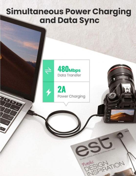 Immagine prodotto Ugreen USB A – USB Mini-B (3 m, USB 2.0)