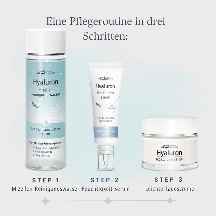 Produktbild Medipharma cosmetics Hyaluron Mizellen-Reinigungswasser, 200 ml Lösung (Reinigungslotion, 200 ml)