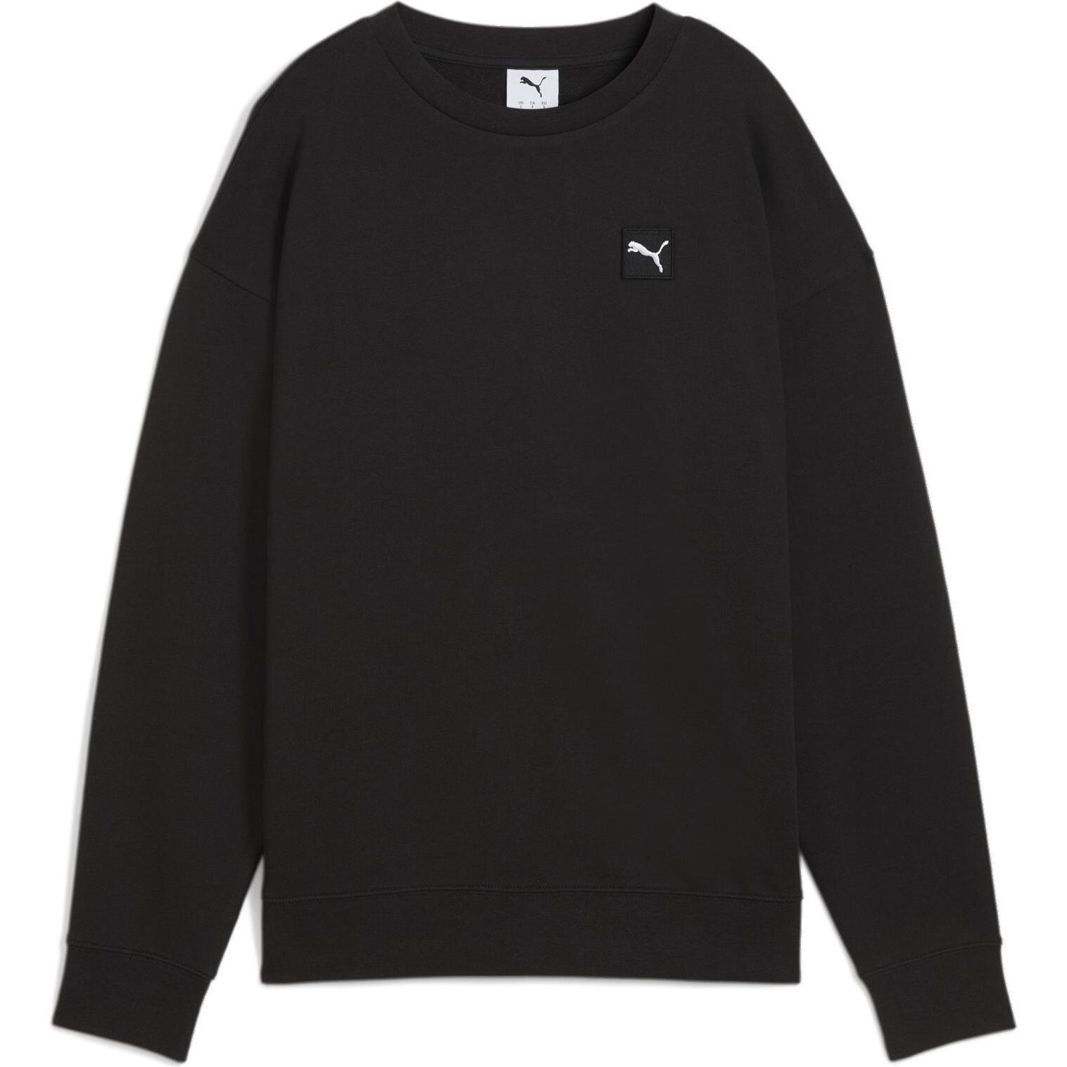 Puma, Damen, Pullover, ESS ELEVATED Comfort Crew TR, Schwarz, (XS)